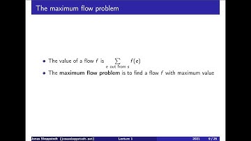 EDAN26 F01 / 5: Preflow push