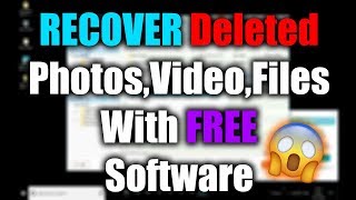 How to RECOVER Deleted Photos,video,file With Free Software screenshot 3