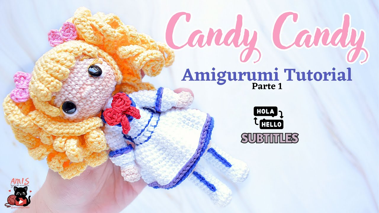 Cómo tejer a Candy Amigurumi Tutorial | Parte 1 | ENG/SPA Subtitles