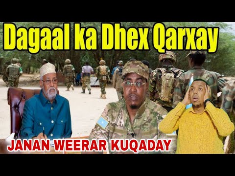 DEGDEG DAAWO LIVE CABDIRASHID JANAN OO HADA WEERAR KU QAADAY AHMED MADOOBE GEDO OO HADA GACANTA