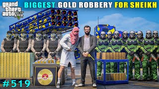 Michael Committed Powerful Robbery For Dubai Sheikh | Gta V Gameplay