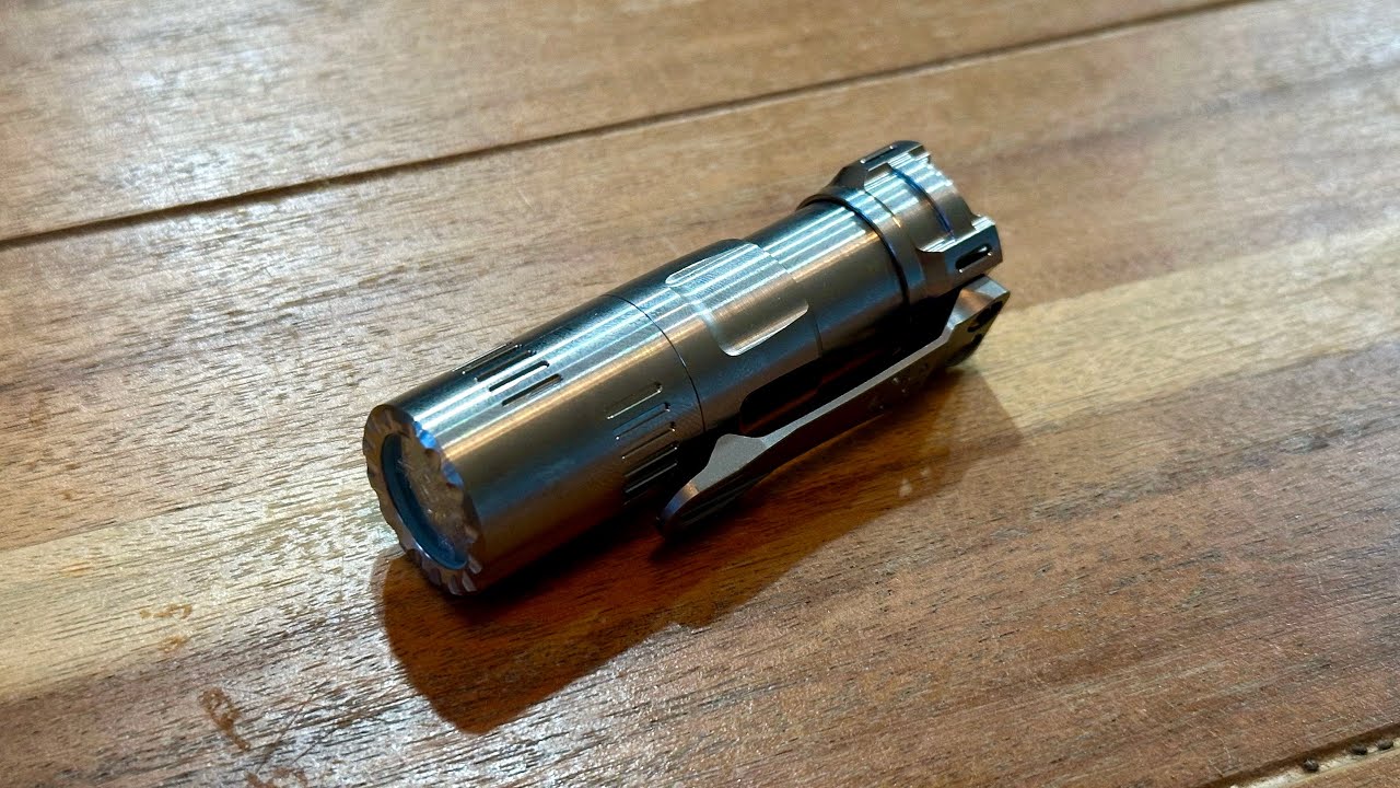 Reylight Rook Titanium EDC Flashlight review. | This is exactly what I ...