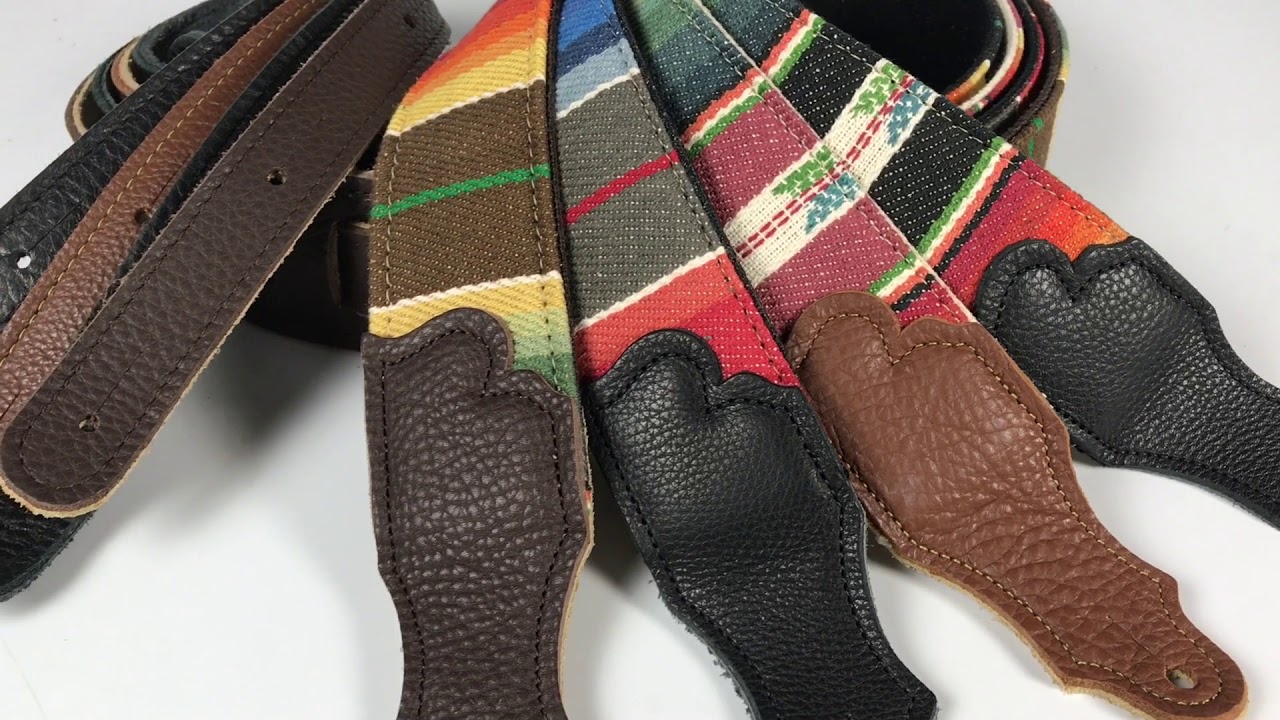 Franklin 2″ Saddle Blanket Guitar Straps – Arcadia Music Shop