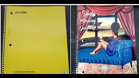 How to change the cover on a Pen & Gear Note pad t...