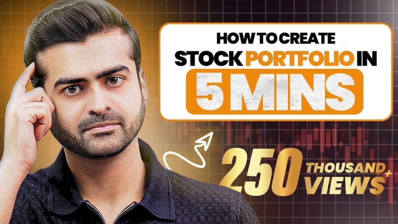 How to Make Stocks Portfolio in 5 minutes