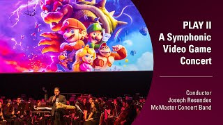 McMaster Concert Band Play II: A Symphonic Video Game Concert
Experience the awe-inspiring scores from some of the most popular video games of all time in this immersive concert, PLAY II! This concert is performed by the talented students in McMasters Concert Band and conducted by Dr. Joseph Resendes. Featuring scores from Octopath Traveler, Pokemon: Silver & Gold, and even Mario Kart: Coconut Mall, featuring live gameplay. McMaster Concert Band Play II: A Symphonic Video Game Concert
