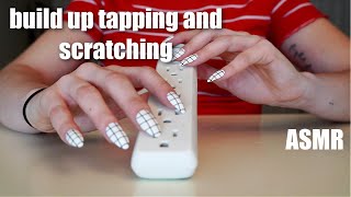 ASMR | fast and aggresive build up tapping & scratching | ASMRbyJ