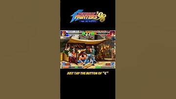 KOF98 🔥 Just Press The Button Of C 💯 | #youtube #shorts #kof98 #kof #arcadegame #arcade #viral #ralf