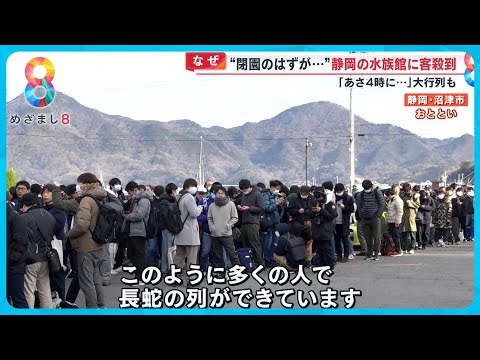 閉園予定の「あわしまマリンパーク」に客殺到し延長へ 人気アニメの舞台で話題に 【めざまし８ニュース】
