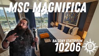 MSC Magnifica Balcony Stateroom Tour 2023 by Here Today Where Tomorrow 5,244 views 5 months ago 3 minutes, 13 seconds