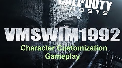 COD Ghosts Character Customization Gameplay