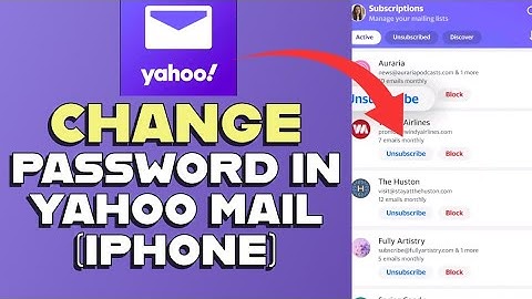 How to Change Yahoo Mail Password on iPhone 2025?