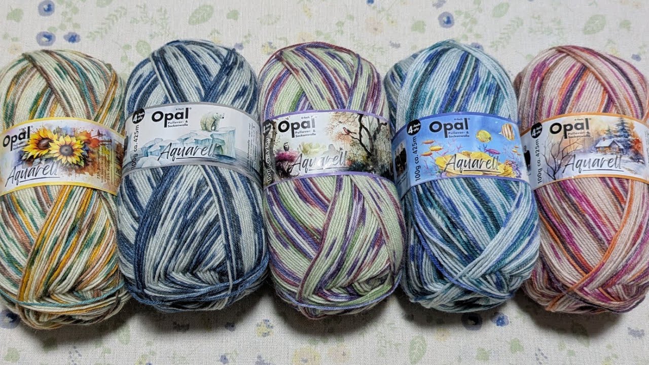 569. Purchase Introduction: Opal yarn ♪ - YouTube