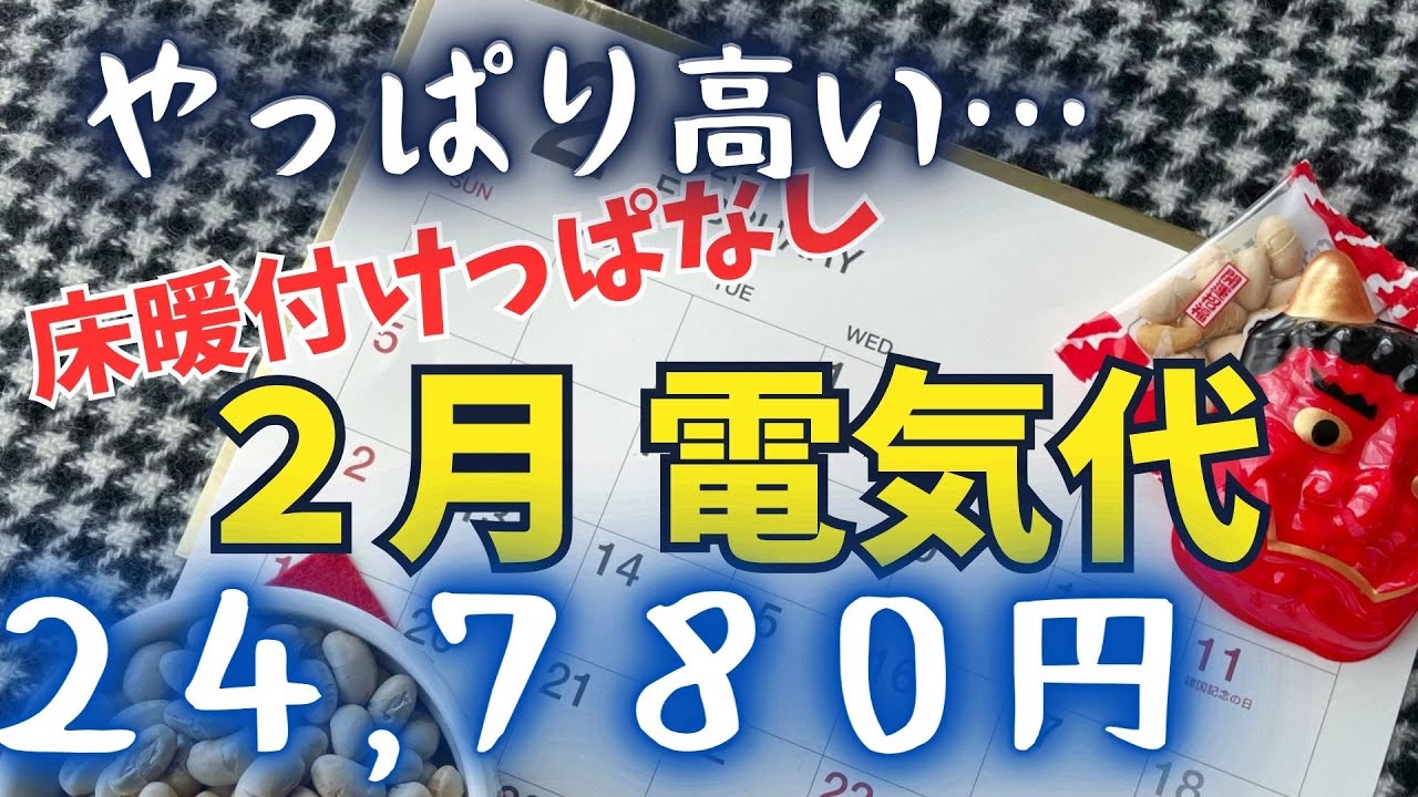 田舎もんチャンネルのYouTube動画: 【2024年2月】やっぱり冬は高い…床暖付けっぱなしにしたときの一条工務店で建てた我が家の電気代(東北地方)