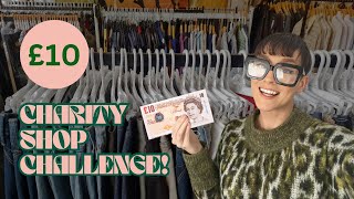 £10 charity shop challenge - haul and try on