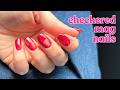 full manicure tutorial with hard gel overlay!