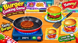 How To Perfect Cheese🧀Vegetable🍆🥒🫜Burger🍔 & Cupcake🧁 Icecream🍦In Kitchen Set Game Classic Gameplay | screenshot 2