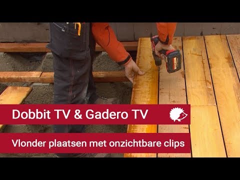Vlonder plaatsen met onzichtbare clips - Dobbit TV i.s.m. Gadero