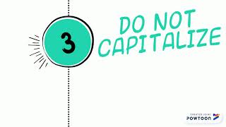 Capitalization in Book and Movie Titles
