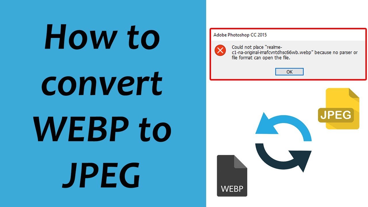 WebP to JPG Conversion Tricks