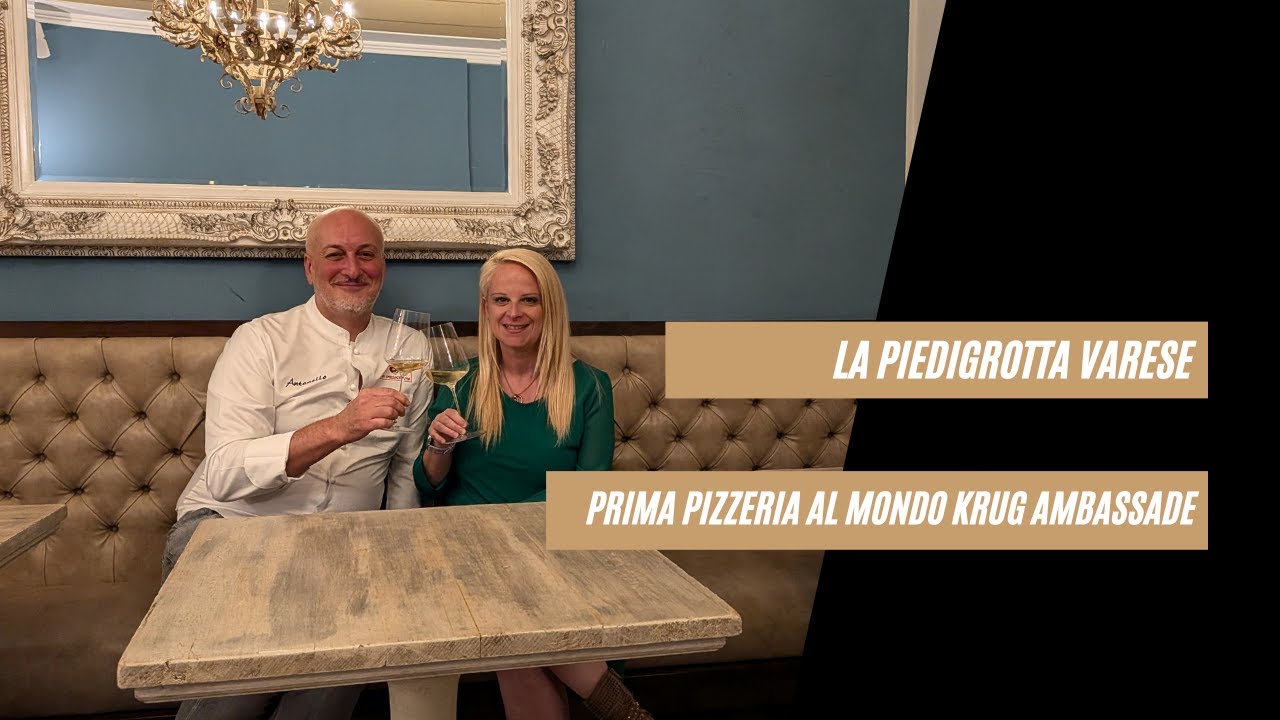 Il menu trasformista della pizzeria La Piedigrotta Varese, Krug Ambassade