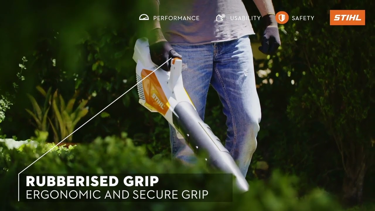 STIHL BGA 57 battery-powered leaf blower | Screwfix - YouTube