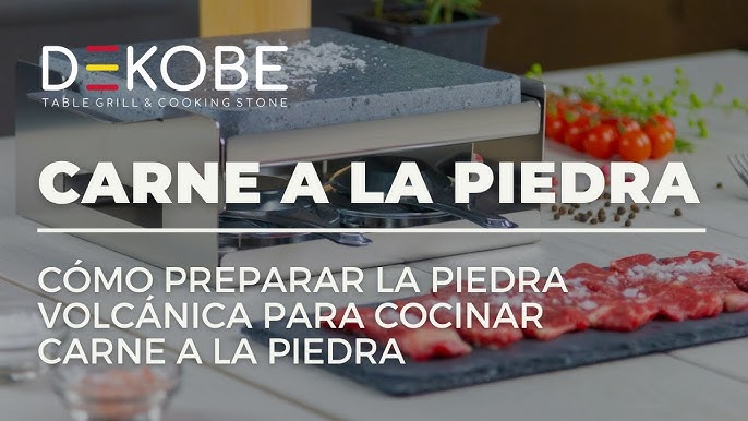 Carne a la Piedra: Cómo limpiar y preparar la piedra para su primer uso. 