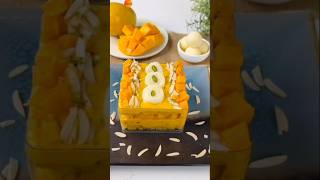 Mango Mousse Rasgulla Cake Tub #dessert #mango