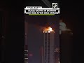 Residential Buildings Burning In Bahrain After Iranian Drone Strikes Iran Vs US Israel