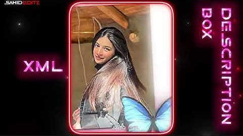 Saree Ke Fall Sa 🍃| Alight Motion | Insta Trend Xml । AE Inspired | Free XML + Preset | SAHID EDITZ 