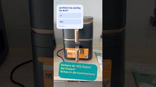 Ohne PFAS Ewigkeitschemikalie: Die Heißluftfritteuse Cosori Turbo Tower Pro Smart!