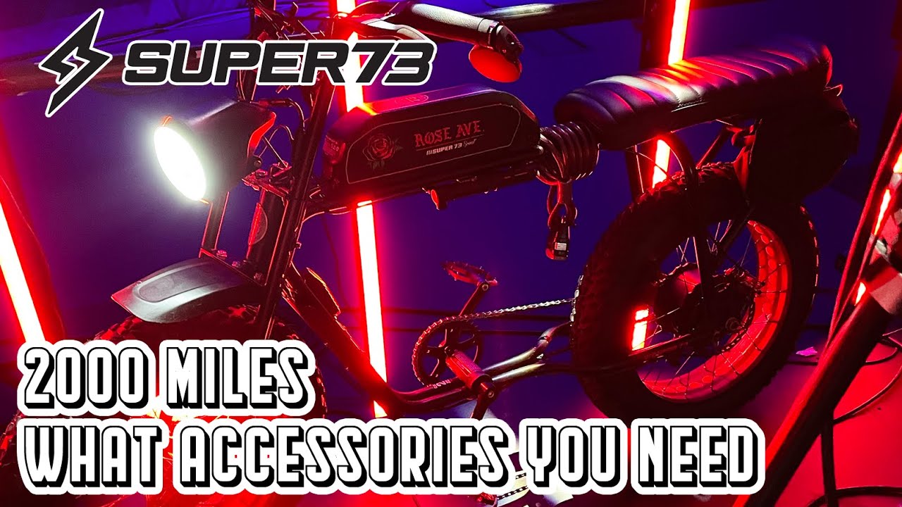 E-Bike Must Have Accessories // 2000 Miles In // Super 73 S1