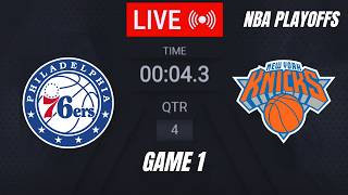 NBA LIVE! Philadelphia 76ers vs New York Knicks | May 3, 2026 | Hawks vs Knicks Live Game 1 2K