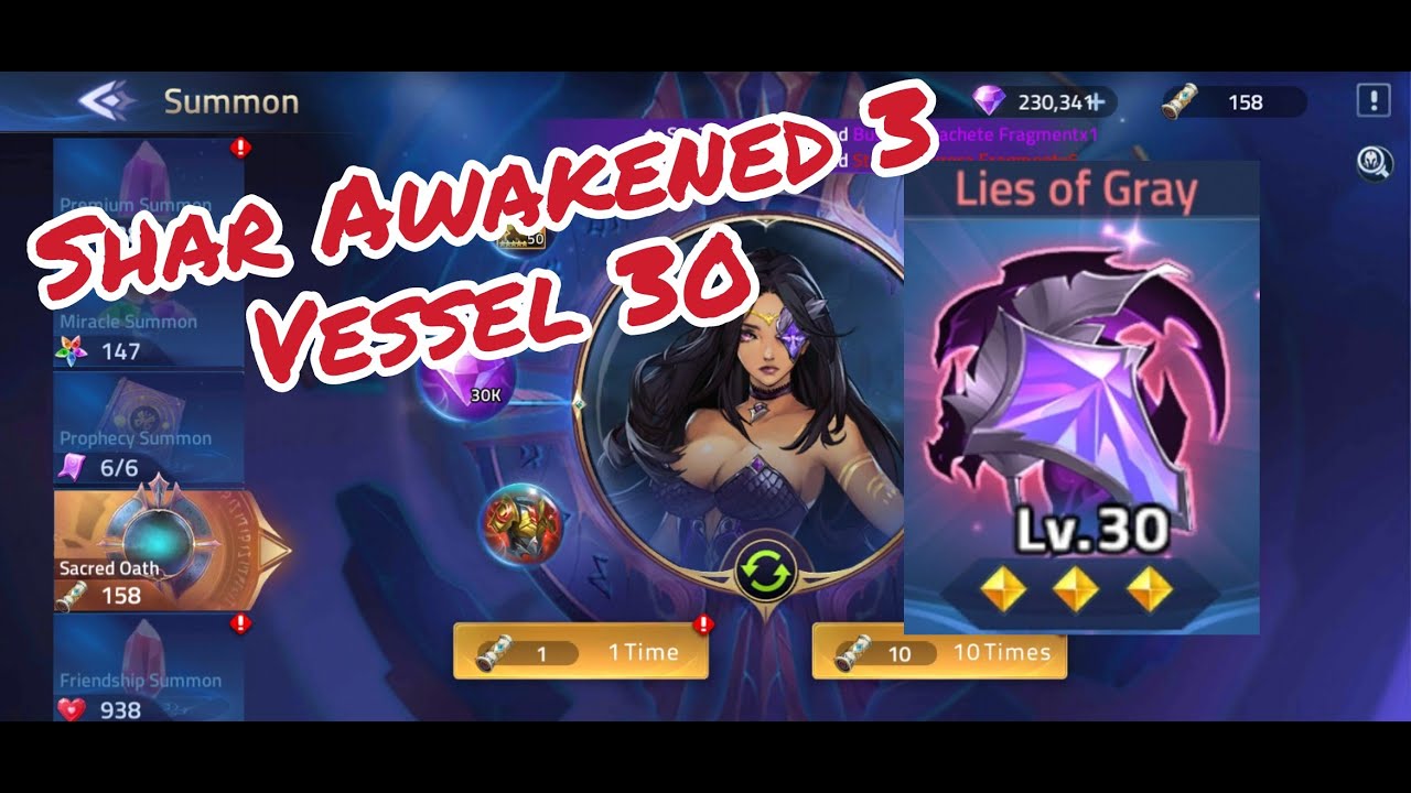 Shar Awakened 3 Vessel 30 Mobile Legends Adventure Indonesia Youtube