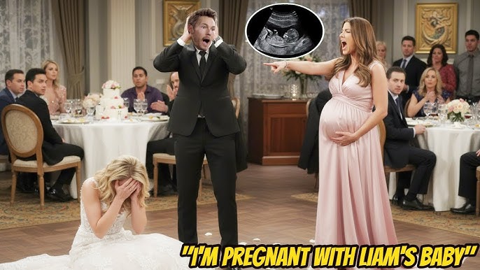 I'm pregnant with Liam's baby" Steffy's statement leaves Hope devastated at the wedding B&B Spoiler - YouTube