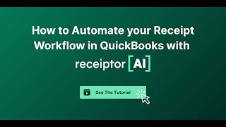 Quickbooks Integration - How to automate your receipt workflow with Receiptor AI