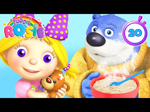 Hora da história! 📖 O conto de fadas dos 4 ursos 🐻🥣 Desenho animado português 🤩