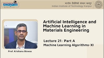 Lecture 21 : Part 1 - Machine Learning Algorithms-XI