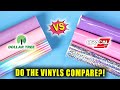 DOLLAR TREE PERMANENT VINYL vs. ORACAL 651 VINYL - DO THEY COMPARE?! || Lucykiins