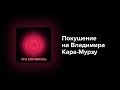 Владимир Кара-Мурза об отравлениях и введении санкций