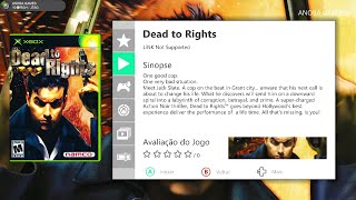Dead to Rights de Xbox Clássico (Xbox 360) Full HD - 1080