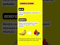Bananele: Energia de Buzunar banane #preworkout #sanatatepepaine #potasiu #gustare