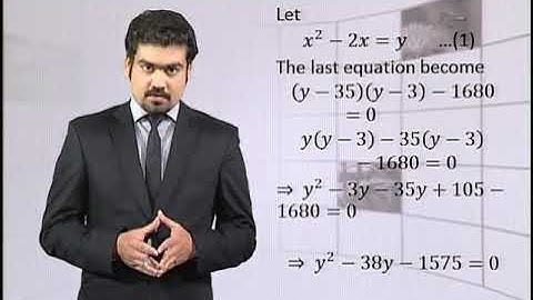 Math - Fsc Part 1 chapter 4 Equations reducible to Quadratic Equation 2 - Math