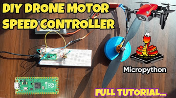 How to Control a Drone Motor with Raspberry Pi Pico (Potentiometer Speed Control) | drone controller