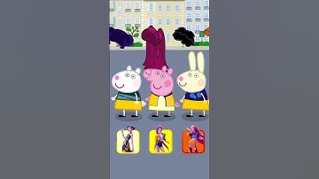 POV Whose Body Is It? Peppa pig vs Incredibox Sprunki Challenge! Kpop Demon Hunters