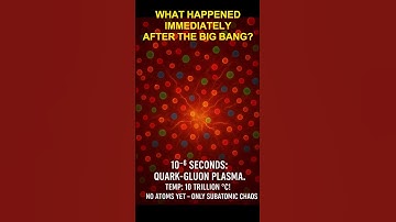 WHAT HAPPENED  IMMEDIATELY  AFTER THE BIG BANG? 🌌 #space  #physics  #universe # #astrophysics