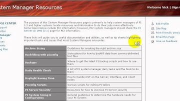 OSIsoft: Notes on PI trusts and where to learn more. v3.4.375
