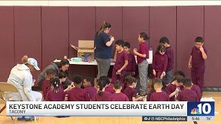 Keystone Academy Earth Day Celebration on NBC 10 - Event Came Late Due to State Testing