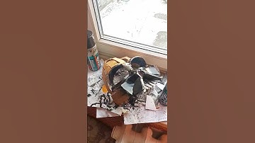 Making a Darth Vader helmet from cardboard! 1 part/star wars/ Short #shorts #starwars #art #diy