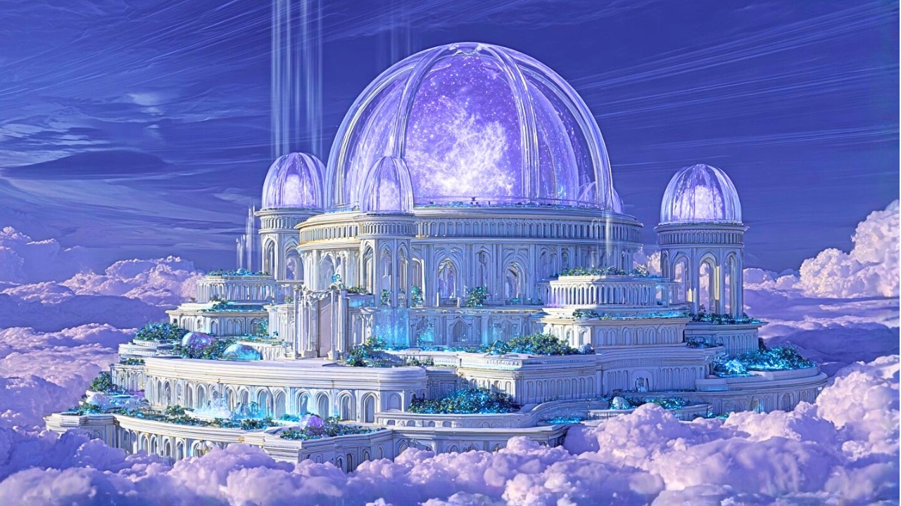 In the Hush of Nebulae | 4K Ethereal Floating Sanctuaries